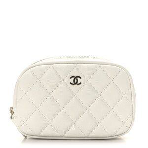 Chanel Quilted Cosmetic Pouch